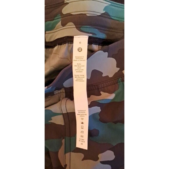 Lululemon Adapted State High-Rise Jogger Crop Pant Heritage 365 Camo Tidewater 6 - Picture 9 of 11